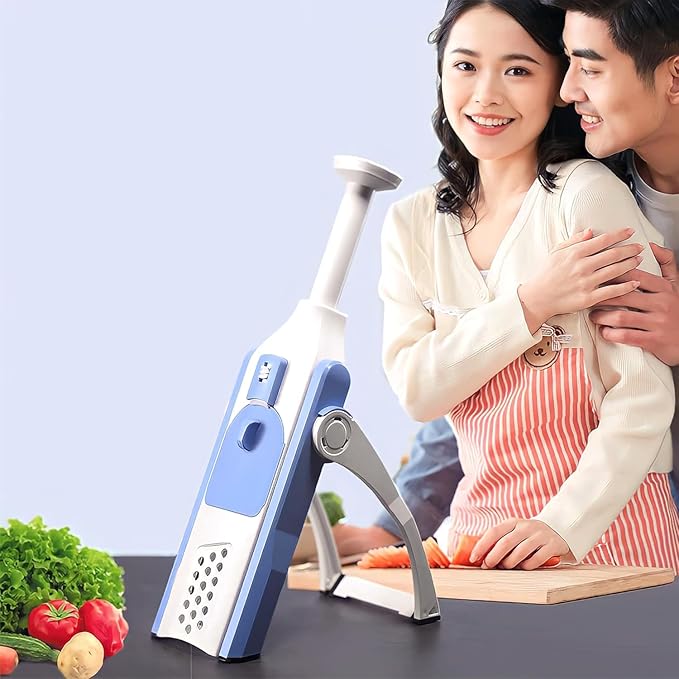 Adjustable Vegetable Slicer & Mandoline Cutter - قطاعة خضار متعددة الاستخدامات قابلة للتعديل (مندولين)