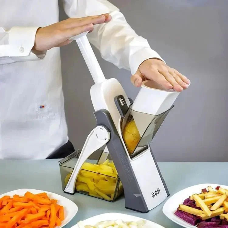 Adjustable Vegetable Slicer & Mandoline Cutter - قطاعة خضار متعددة الاستخدامات قابلة للتعديل (مندولين)