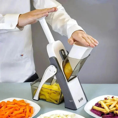 Adjustable Vegetable Slicer & Mandoline Cutter - قطاعة خضار متعددة الاستخدامات قابلة للتعديل (مندولين)