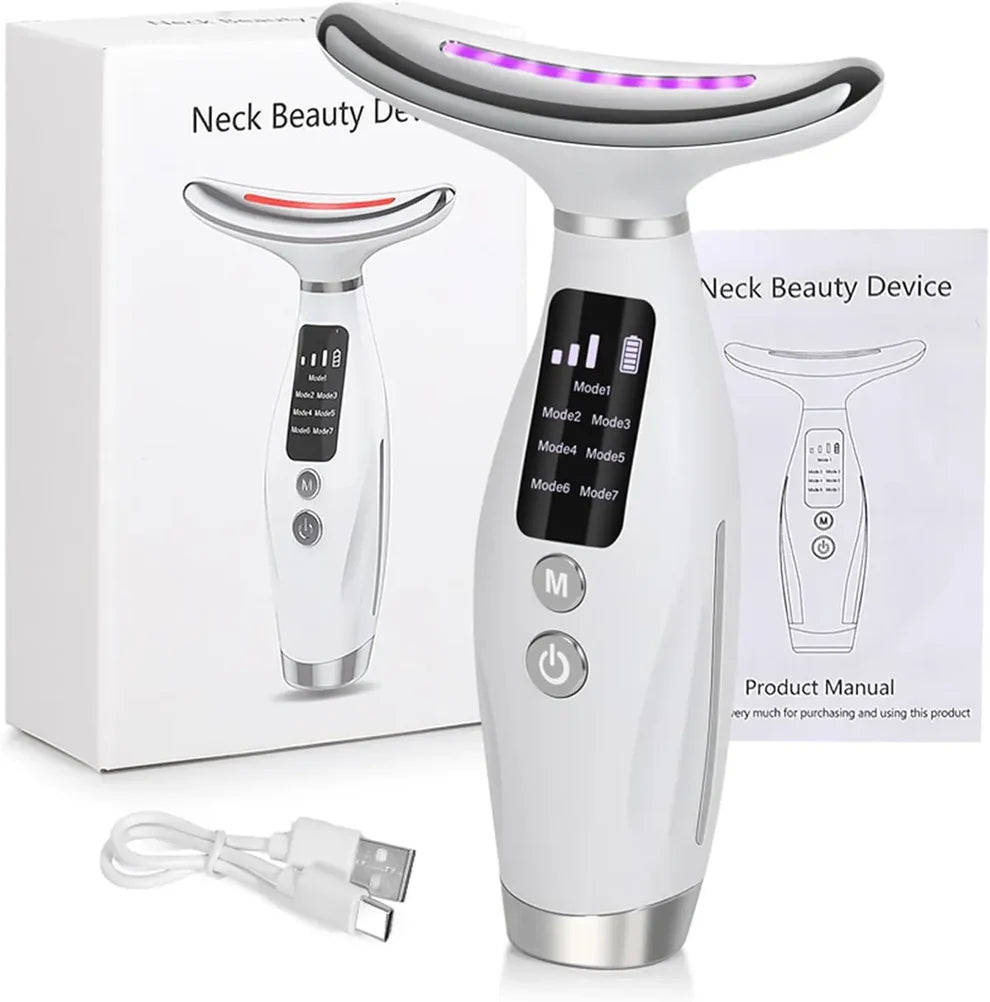 7-in-1 Multi-Function Facial Massager | جهاز تدليك الوجه متعدد الوظائف 7 في 1