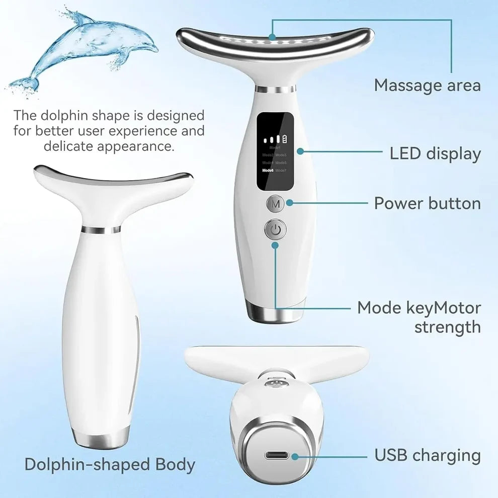 7-in-1 Multi-Function Facial Massager | جهاز تدليك الوجه متعدد الوظائف 7 في 1