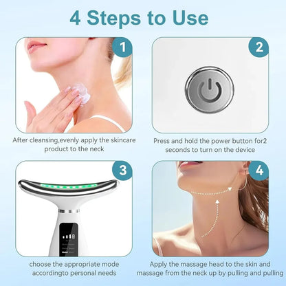 7-in-1 Multi-Function Facial Massager | جهاز تدليك الوجه متعدد الوظائف 7 في 1