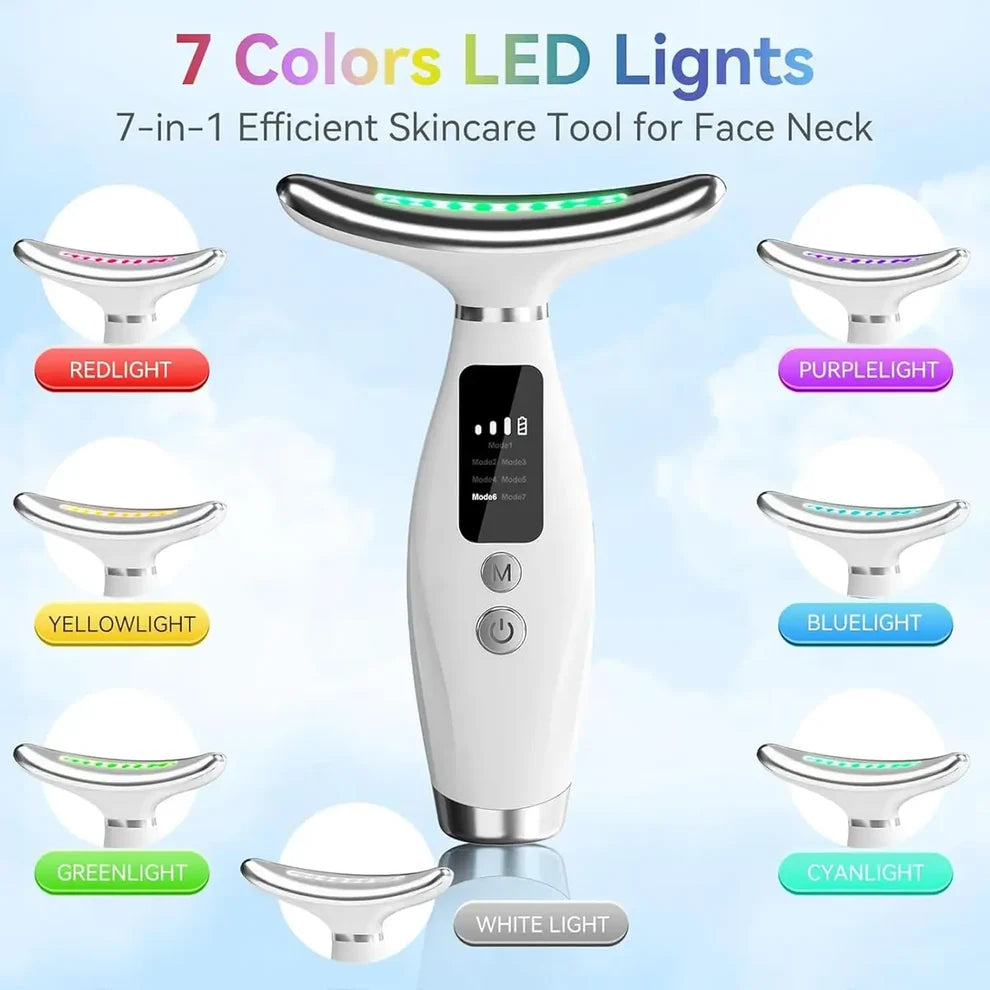 7-in-1 Multi-Function Facial Massager | جهاز تدليك الوجه متعدد الوظائف 7 في 1
