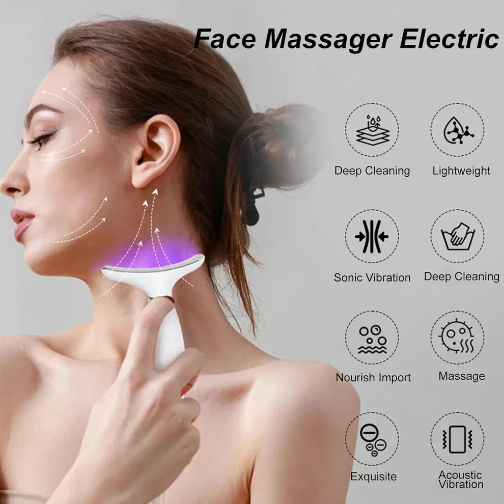 7-in-1 Multi-Function Facial Massager | جهاز تدليك الوجه متعدد الوظائف 7 في 1