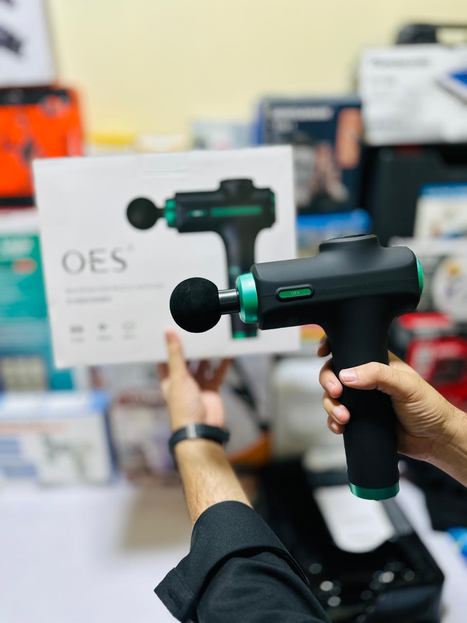 8 in 1 Multifunction Muscle Massage Gun – Deep Tissue Percussion Massager with 8 Interchangeable Heads