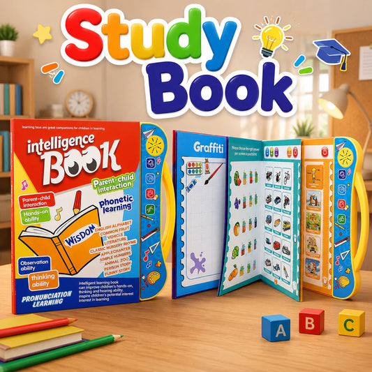 Study Book Intellectual Learning for Kids - كتاب تعليمي لتنمية مهارات التفكير للأطفال