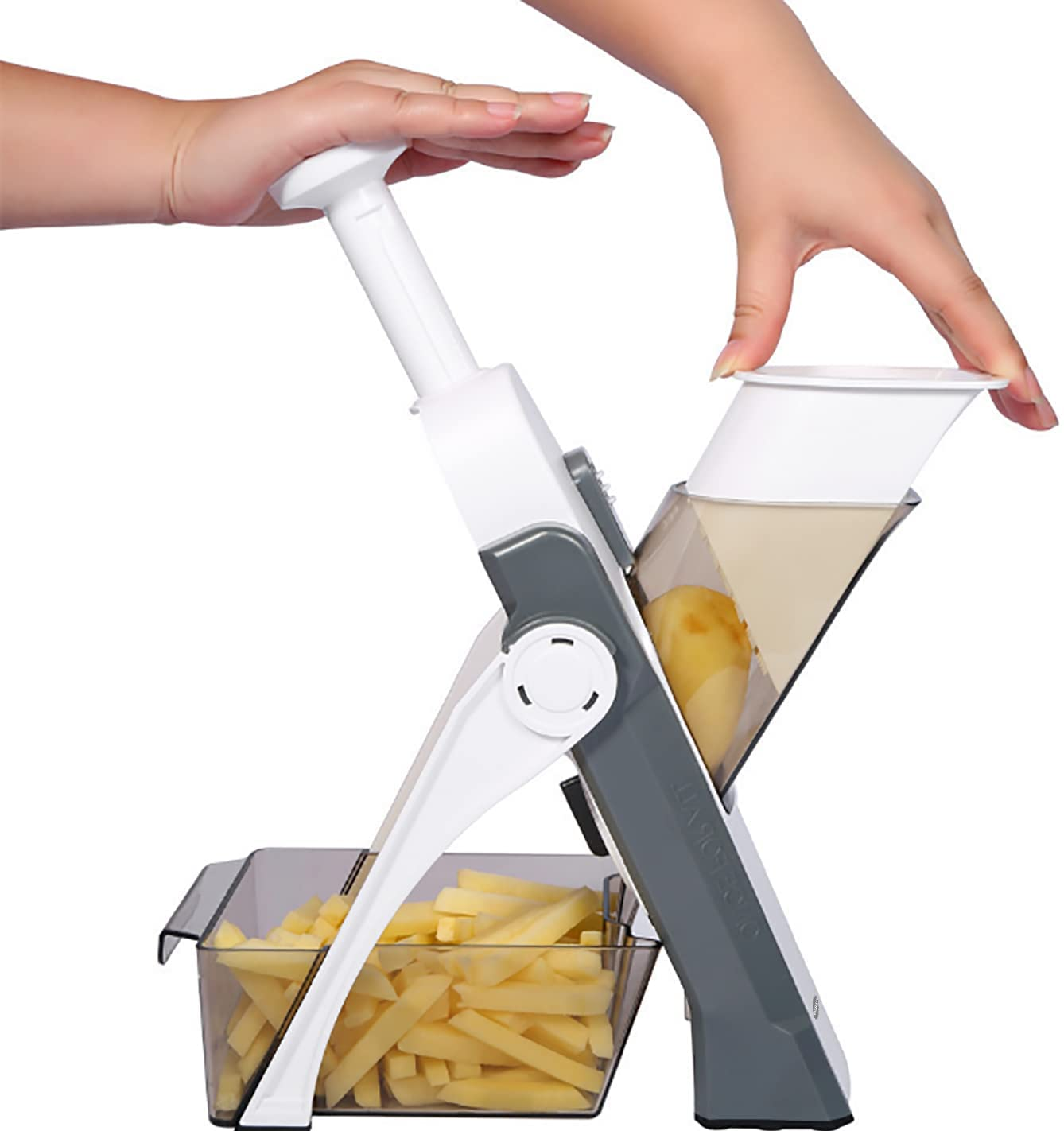 Adjustable Vegetable Slicer & Mandoline Cutter - قطاعة خضار متعددة الاستخدامات قابلة للتعديل (مندولين)