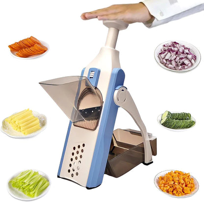 Adjustable Vegetable Slicer & Mandoline Cutter - قطاعة خضار متعددة الاستخدامات قابلة للتعديل (مندولين)