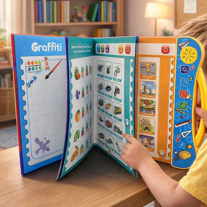 Study Book Intellectual Learning for Kids - كتاب تعليمي لتنمية مهارات التفكير للأطفال