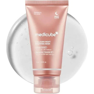 Collagen Glow Overnight Wrapping Mask - قناع الكولاجين الليلي المعزز للإشراق والمغلف للبشرة