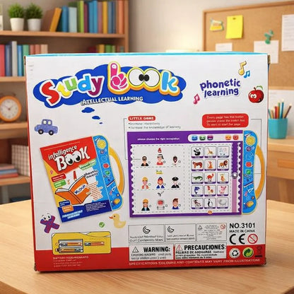Study Book Intellectual Learning for Kids - كتاب تعليمي لتنمية مهارات التفكير للأطفال