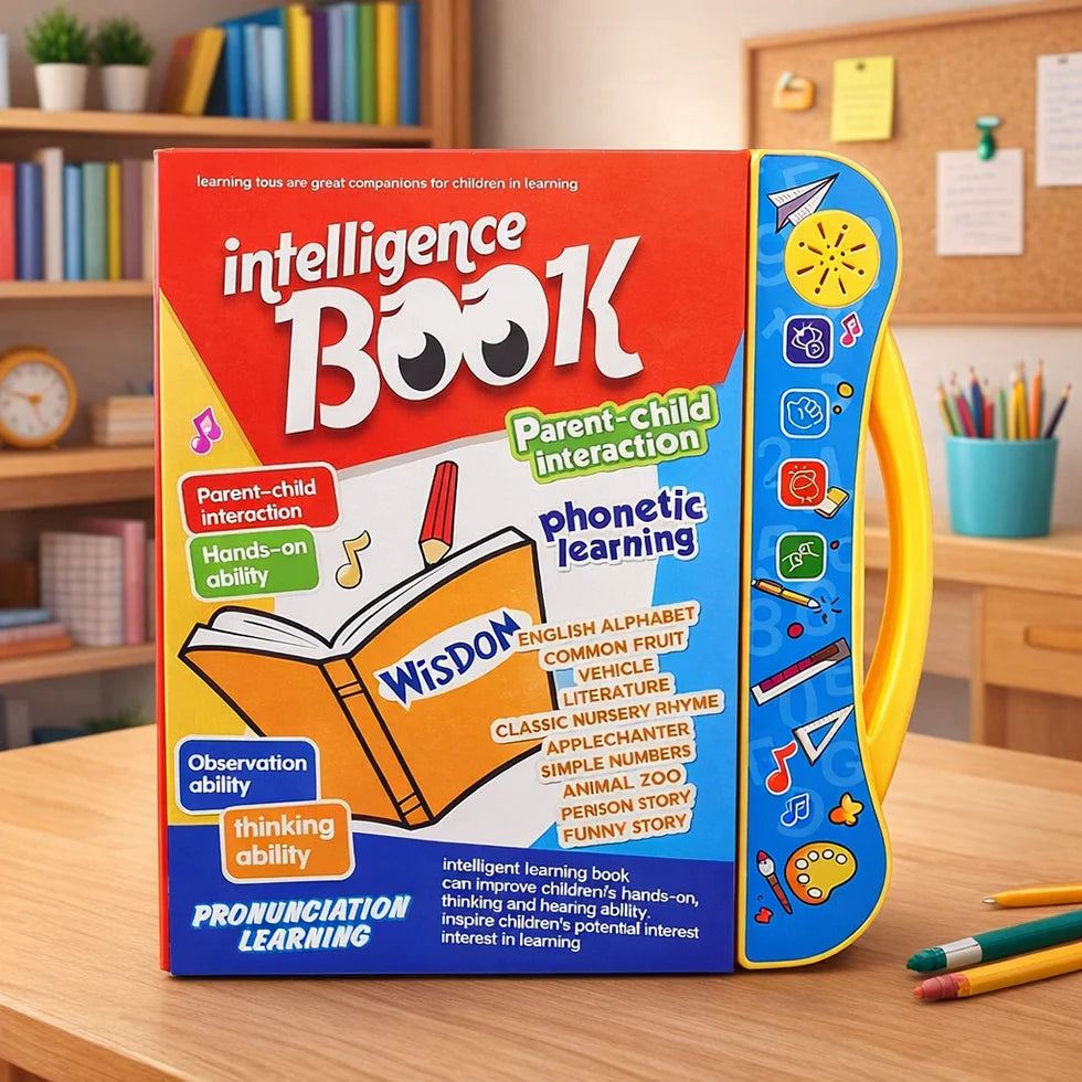 Study Book Intellectual Learning for Kids - كتاب تعليمي لتنمية مهارات التفكير للأطفال