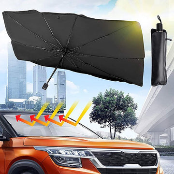 Premium UV Protection Windshield Cover | غطاء حماية من الشمس لزجاج السيارة