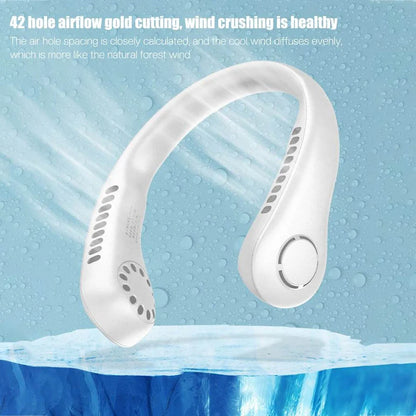 Portable Neck Fan Rechargeable | مروحة رقبة محمولة قابلة للشحن