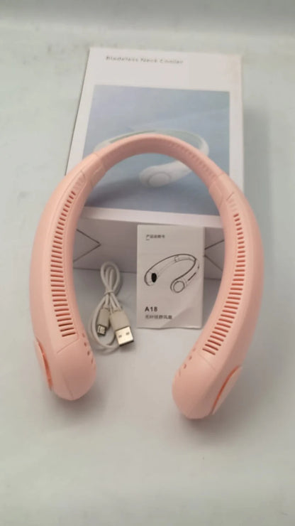 Portable Neck Fan Rechargeable | مروحة رقبة محمولة قابلة للشحن